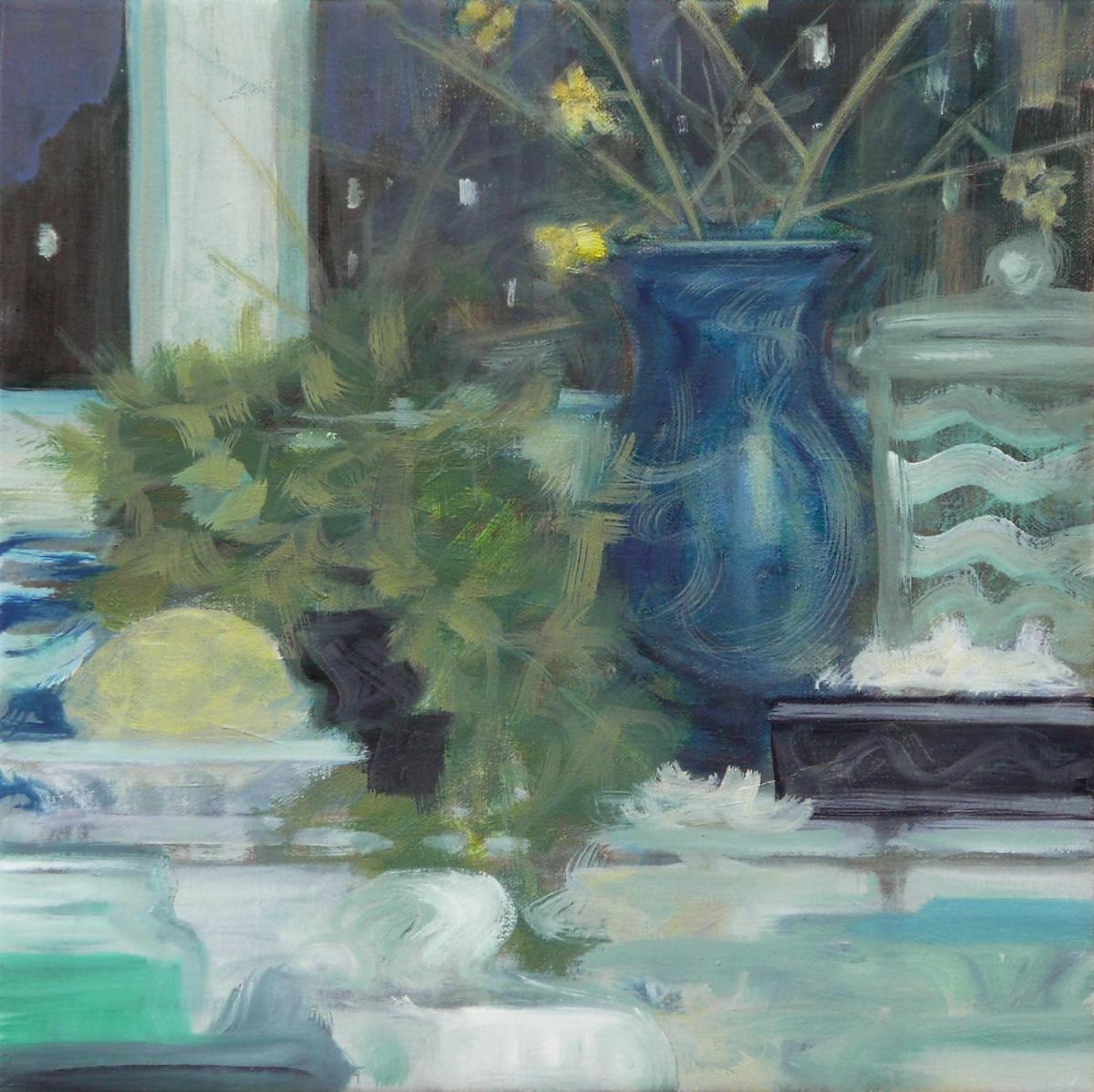 oil painting by Rebecca Payn, 'Kitchen Window' (iii)