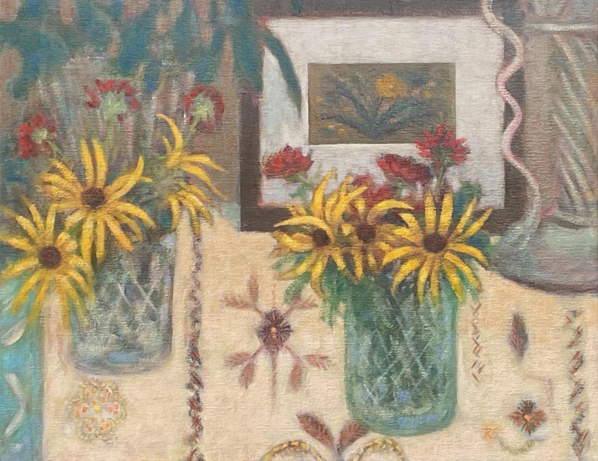 'Late September' oil on canvas, Rebecca Stones