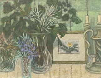 'Evergreen' oil on linen Rebecca Stones
