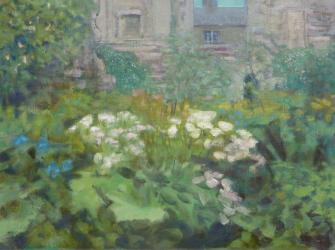 'Garden in the Ruins' (iv) oil by R Payn