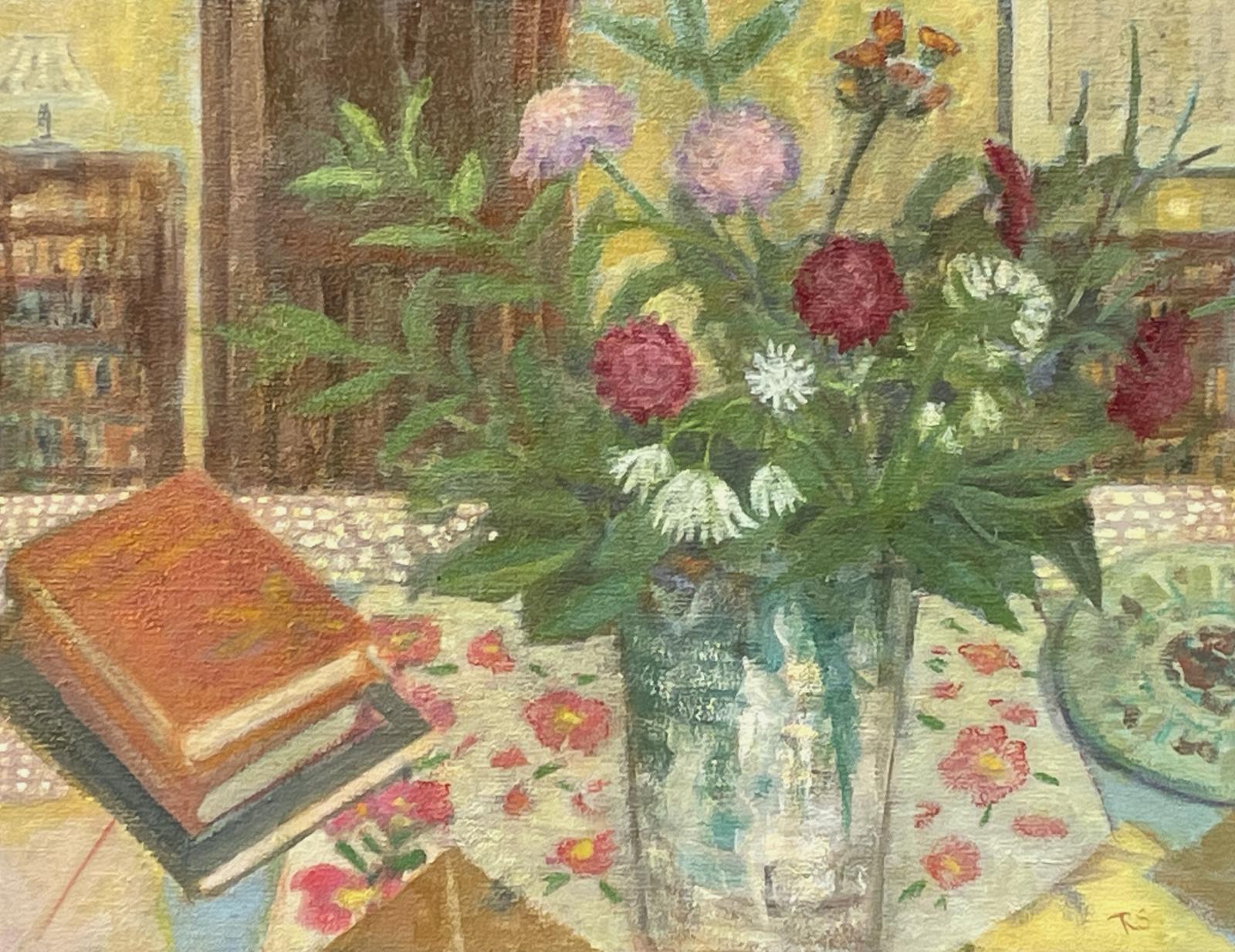 'From the Garden, May' oil on canvas, Rebecca Stones